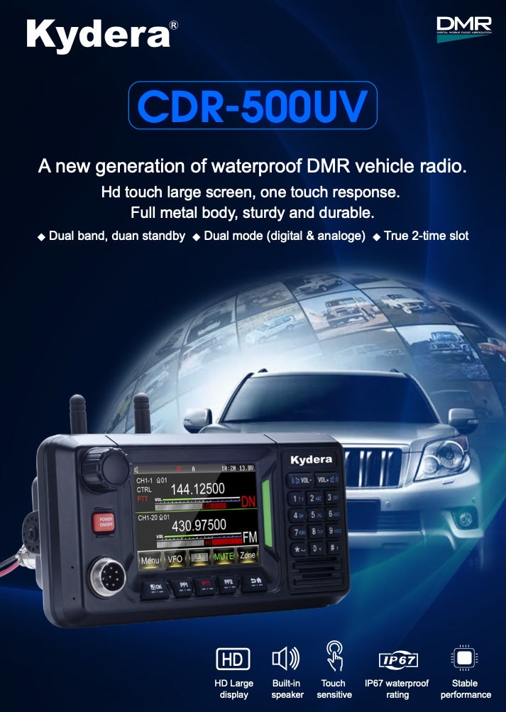KYDERA CDR-550UV ANALOGICO DIGITALE - OFFERTA LANCIO! PREORDINABILE CONSEGNA GENNAIO 2026
